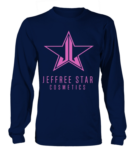 Jeffree Star Cosmetics - Pink on Black Long sleeved Unisex