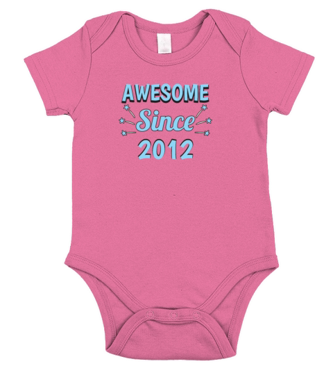 Birthday 2012 awesome Short Sleeve Baby One-Piece