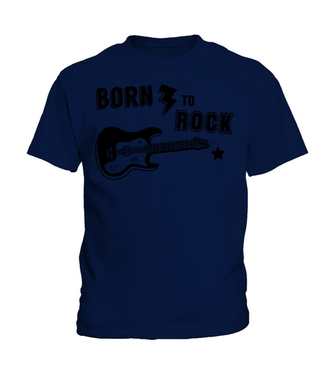 Born To Rock Guitar Kids T-Shirt