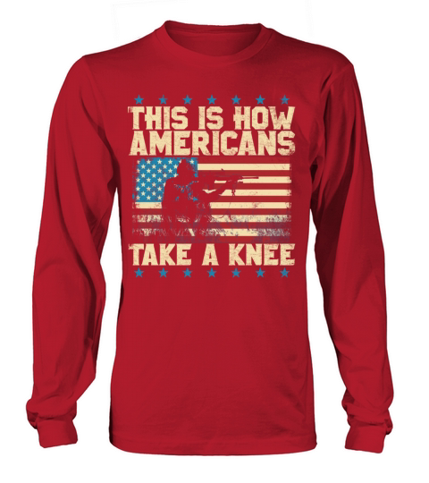 This Is How Americans Take a Knee Women's Long Sleeve