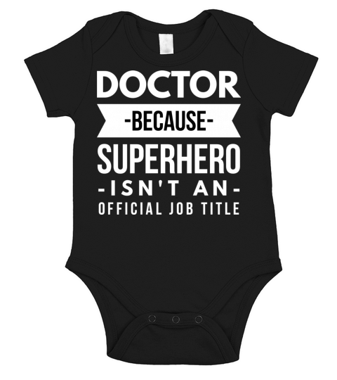 Doctor Superhero Short Sleeve Baby One-Piece