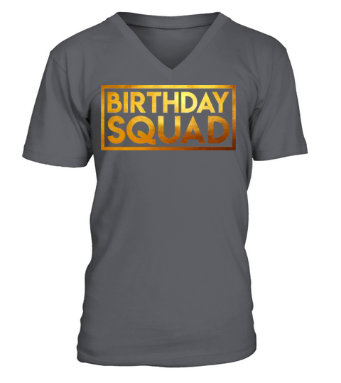 Birthday Squad Men's V-Neck T-shirt