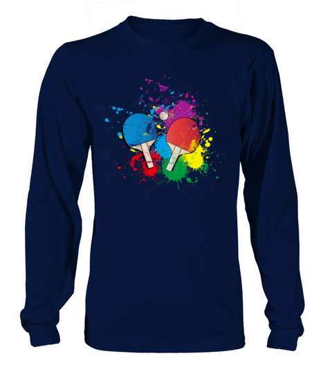 Table Tennis gift for Table Tennis Player colored Women's Long Sleeve
