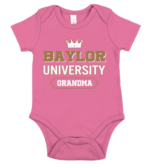 Baylor University Grandma Great Gift For Grandparents - Coffee Mug (colored) Short Sleeve Baby One-Piece