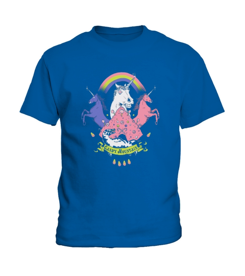 Candy mountain unicorn tee LGBT Kids T-Shirt