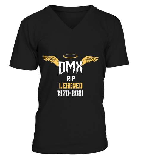 DMX Tribute T-shirt Angel Legend Rest in Peace Men's V-Neck T-shirt