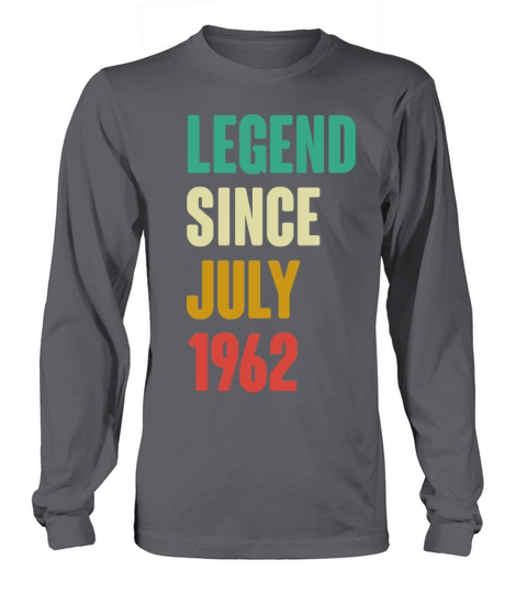 July 1962 60th Birthday 60 Years Old Bday Gift Me Long sleeved Unisex
