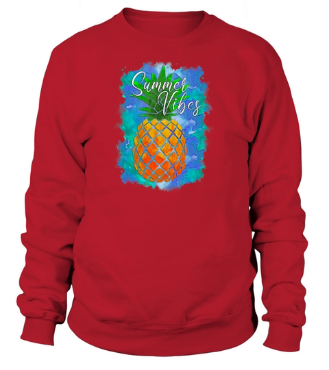Summer Top Casual Beach Summer Vibes Pineapple Women's Sweatshirt
