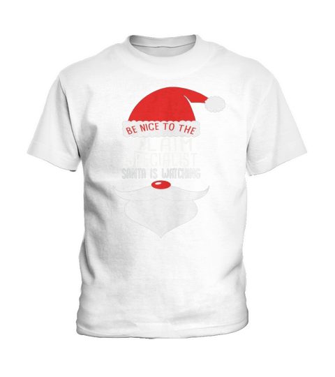 CLAIM SPECIALIST Santa Watching - Unisex Long Sleeve Kids T-Shirt