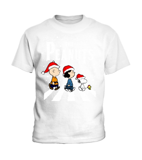 The Peanuts Abbey Road Christmas Snoopy Kids T-Shirt