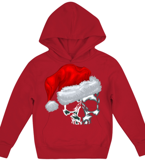 Santa Skull Kids Hoodie