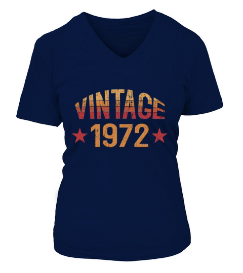 Vintage 1972 Women's V-Neck T-shirt