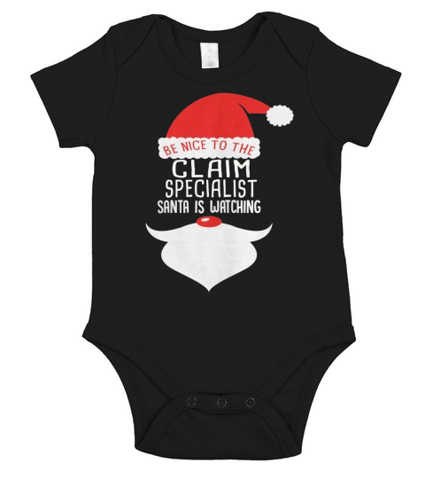 CLAIM SPECIALIST Santa Watching - Unisex Long Sleeve Short Sleeve Baby One-Piece