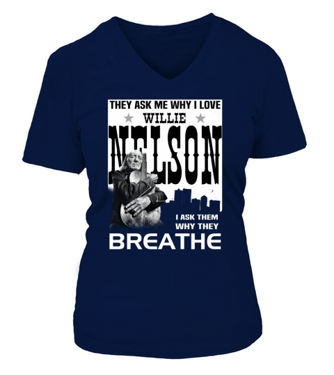 Willie Nelson (1) V-neck T-Shirt Woman