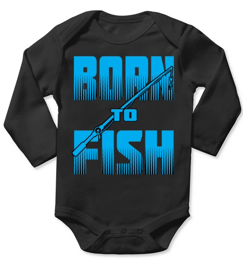 Fishing Angling Fish Fisher Fisherman Angler Gift Long Sleeve Baby One-Piece
