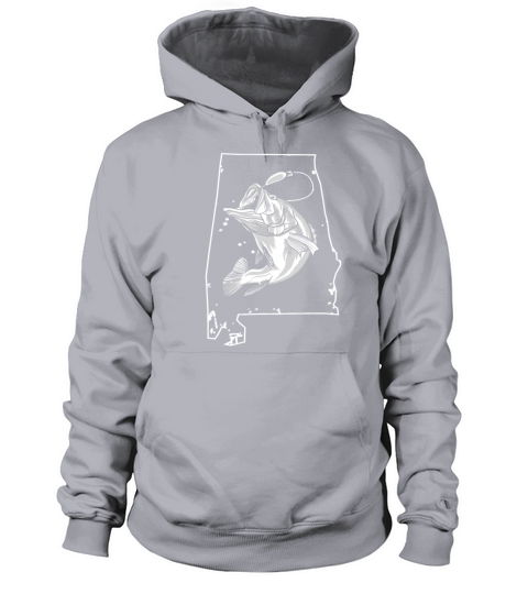 Funny Bass Fishing Alabama Fishermen Fathers Day Women's Hoodie