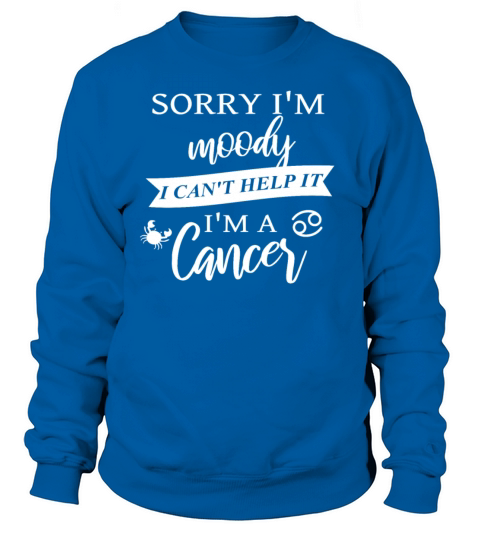 Moody Cancer Horoscope Zodiac Astrology Men's Sweatshirt