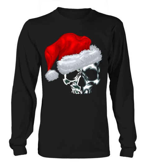 Santa Skull Men's Long Sleeve