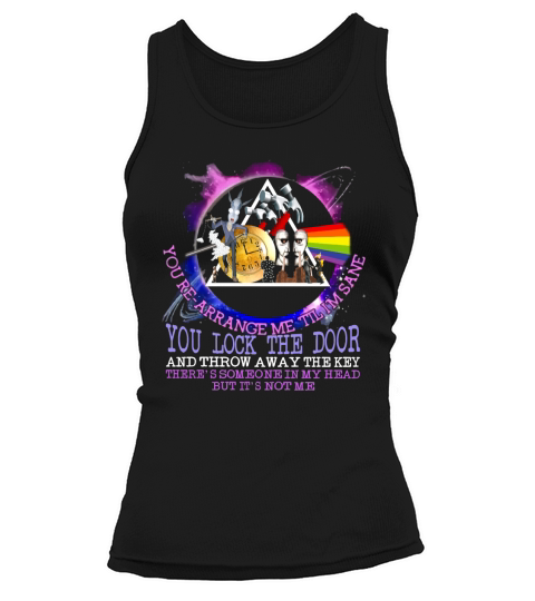 Brain Damage lyrics Pink Floyd you lock the door and throw away shirt Tank top Woman