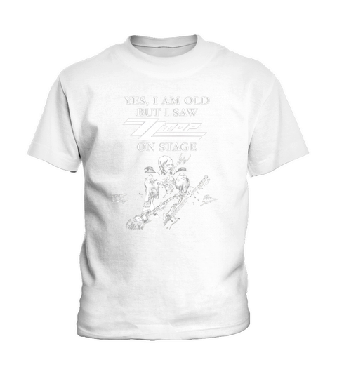 Yes I am old but I saw ZZ Top in stage signatures Kids T-Shirt
