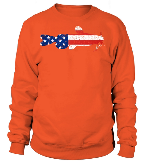 Catfishing American Flag Women's Sweatshirt