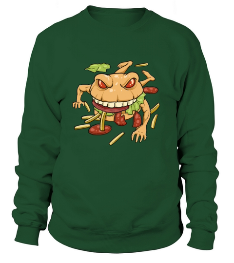Food Monster Burger Women's Sweatshirt