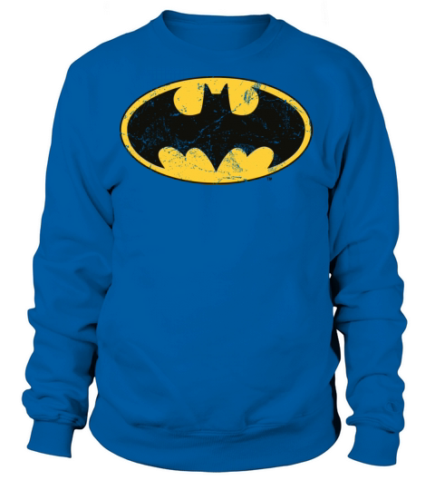 Justice League Batman Logo Vintage Women's Sweatshirt