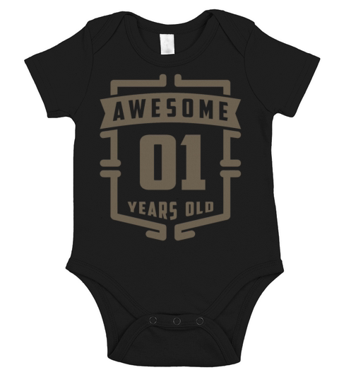 Awesome 01 Year Old Short Sleeve Baby One-Piece