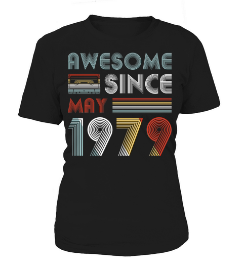 Vintage Awesome Since May 1979 40th Birthday Women's T-Shirt