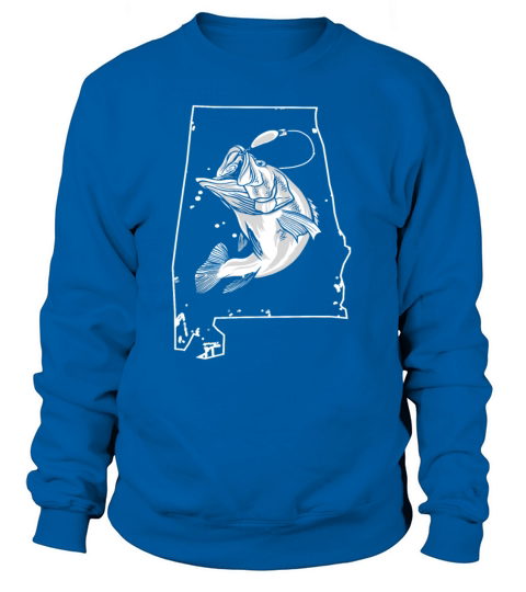 Funny Bass Fishing Alabama Fishermen Fathers Day Women's Sweatshirt