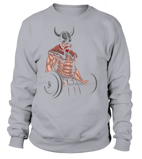 Viking Warrior Viking Fitness Barbell Workout Women's Sweatshirt