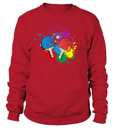Table Tennis gift for Table Tennis Player colored Women's Sweatshirt