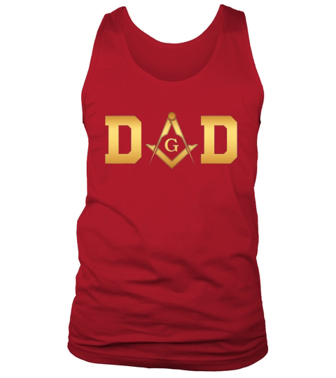 Mens Masonic Dad, Fathers Day Gift  Freemason T-Shirt Tank Top Unisex