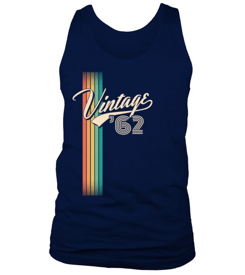 Vintage 1962 - 60 years old - 60th birthday gift Tank Top Unisex