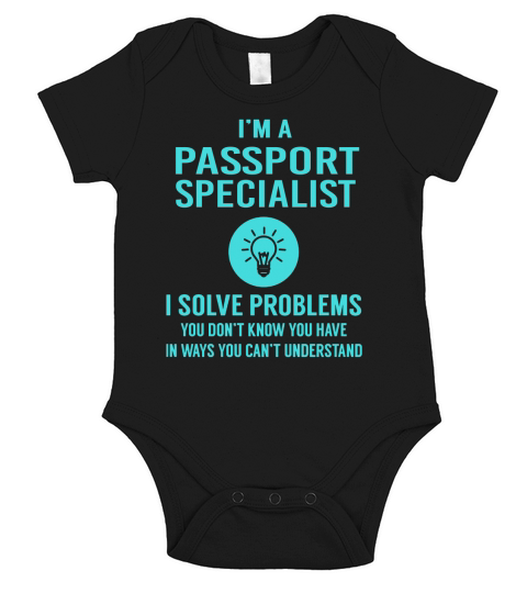 Passport Specialist Short Sleeve Baby One-Piece