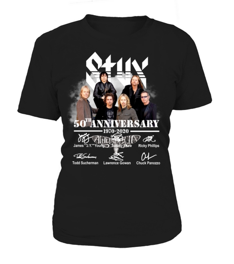 Styx 50th Anniversary 1970 2020 Signature Women's T-Shirt