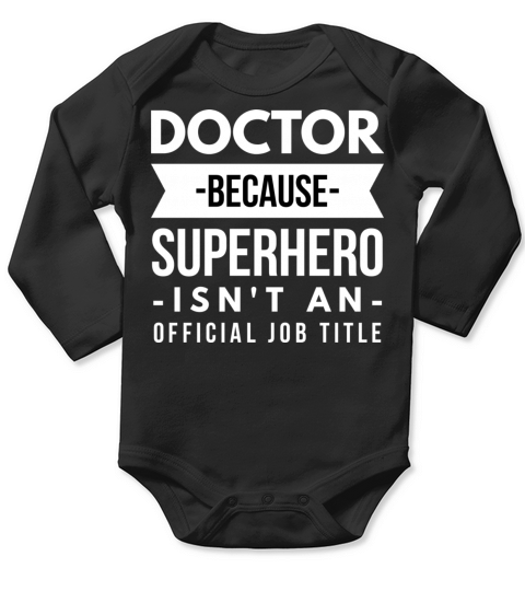 Doctor Superhero Long Sleeve Baby One-Piece