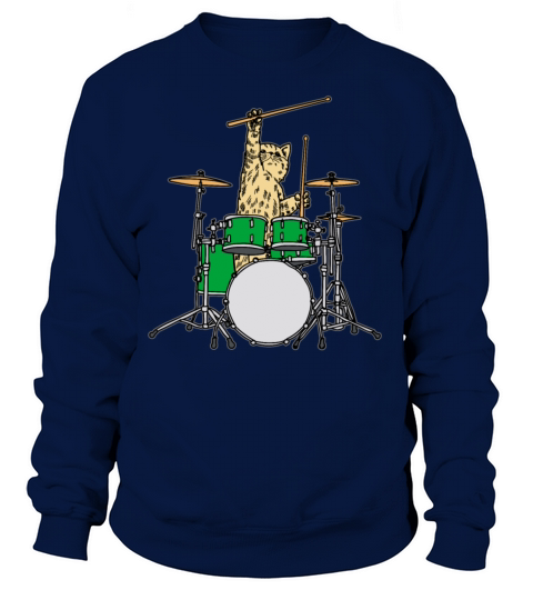 Cat drummer Women's Sweatshirt