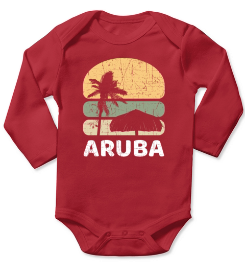 aruba Long Sleeve Baby One-Piece
