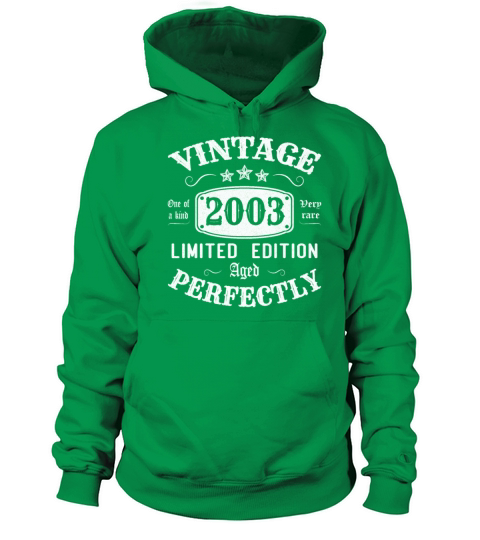 Vintage 2003 Limited Edition Aged Perfectly Women's Hoodie