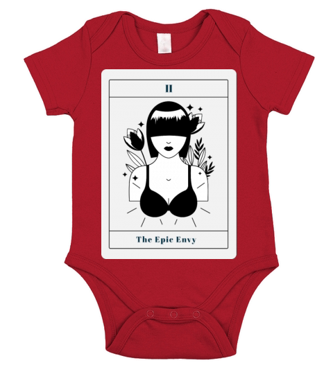 Tarot Parody The Epic Envy II Short Sleeve Baby One-Piece