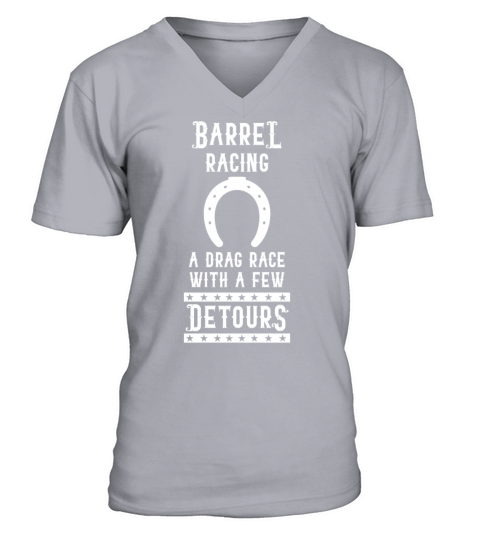 Barrel Racing Men's V-Neck T-shirt