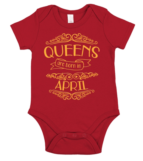 Birthday April women Short Sleeve Baby One-Piece