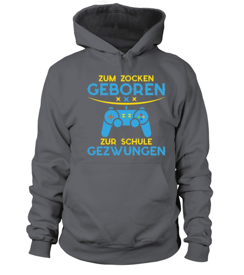 Born to gamble forced to go to school Game nerd Men's Hoodie