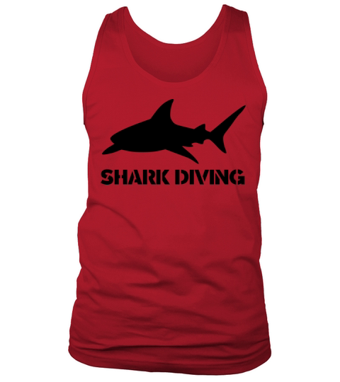 Shark Diving Motive - Gift for Hai fans black Men's Tank Top