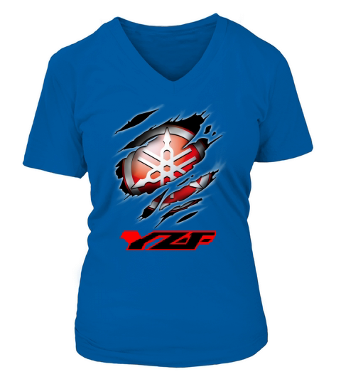 LIMITTED EDITION YAMAHA YZF V-neck T-Shirt Woman