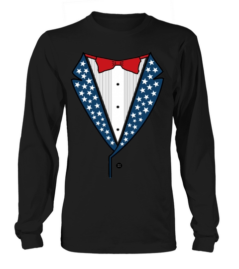 Star Spangled Tuxedo T-Shirt Women's Long Sleeve
