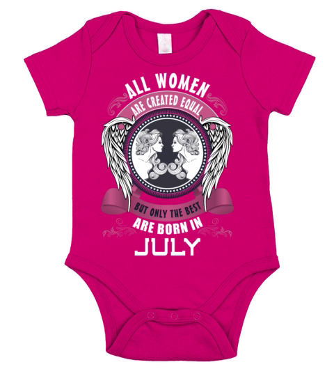 All women are created equal but only the best are Short Sleeve Baby One-Piece
