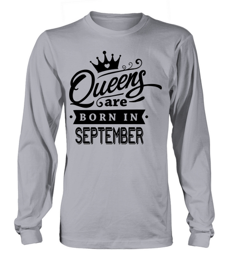 Queens Are Born In September Men's Long Sleeve
