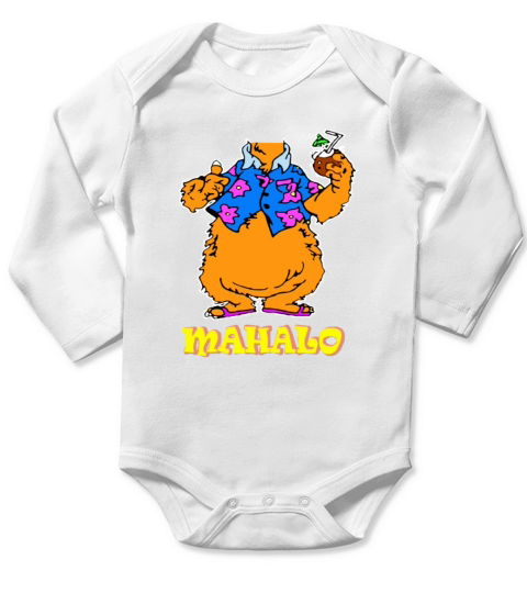mahalo shirt Long Sleeve Baby One-Piece